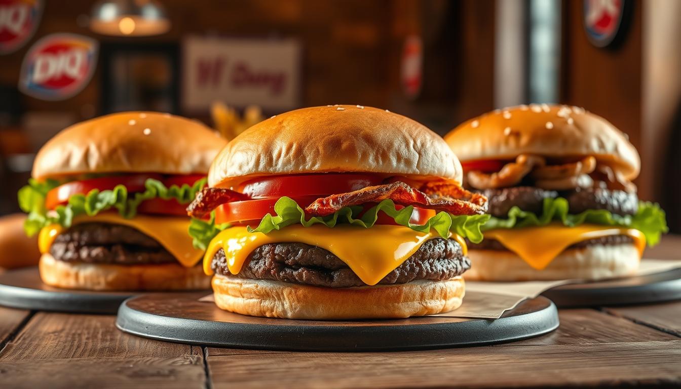 dairy queen burgers menu