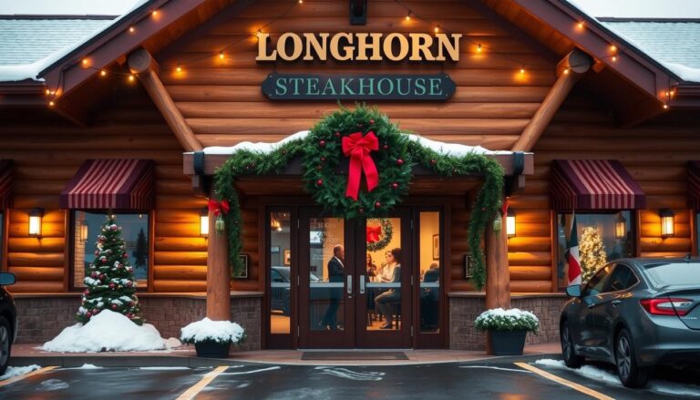 is longhorn steakhouse open christmas day