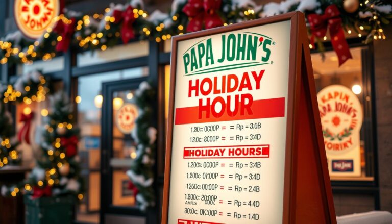 papa john s holiday hours
