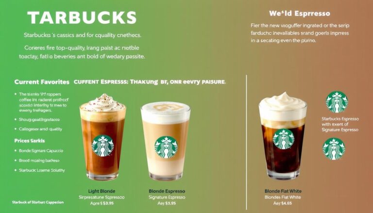 starbucks coffee menu