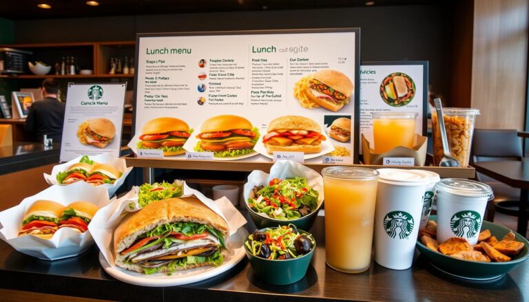 starbucks lunch menu