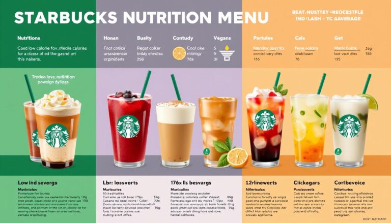 starbucks nutrition menu