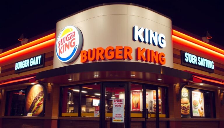 what time does burger king open
