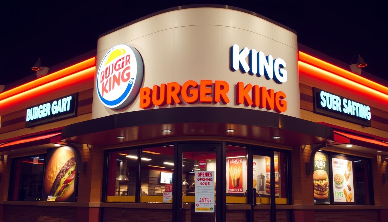what time does burger king open