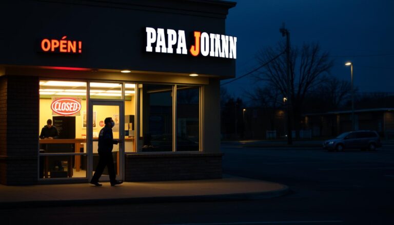 what time does papa john s close