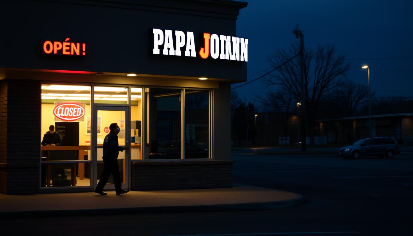 what time does papa john s close