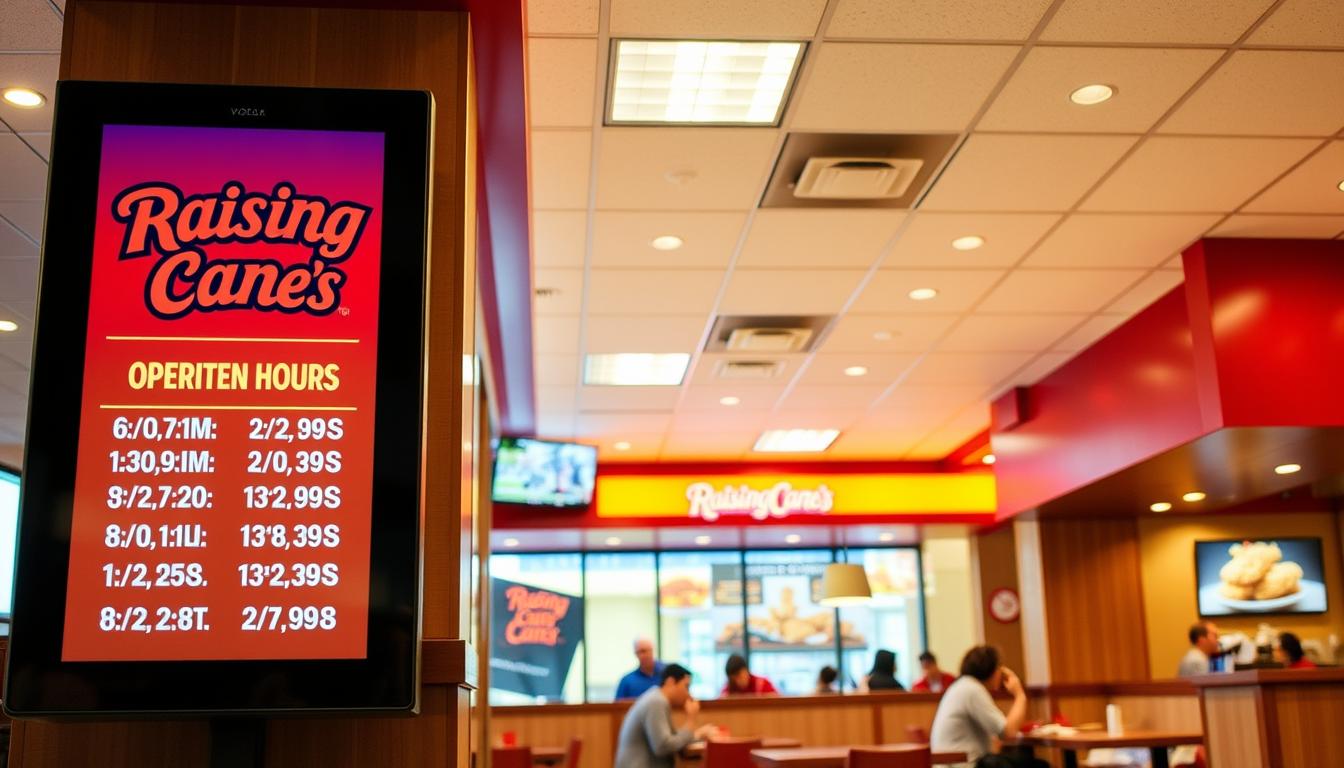 what time does raising cane s close