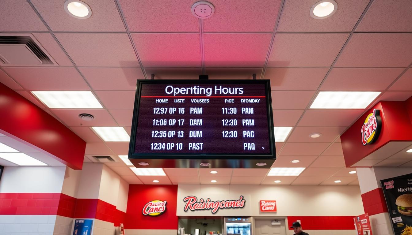 what time does raising cane s open