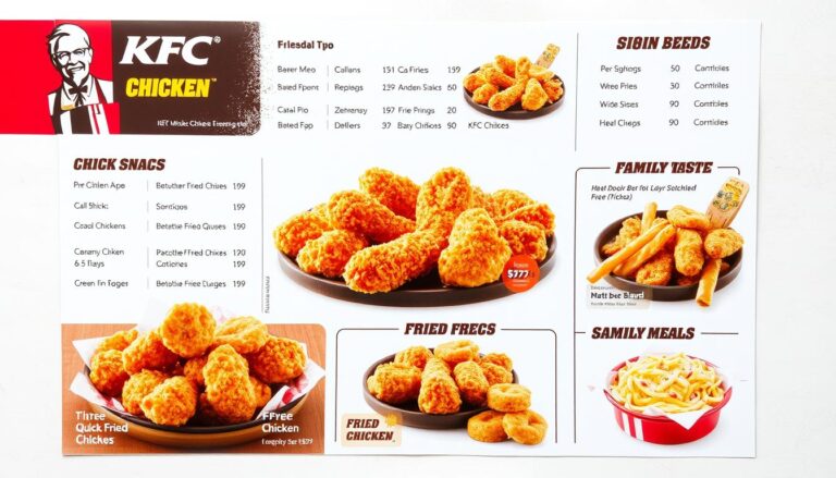KFC Chicken Menu