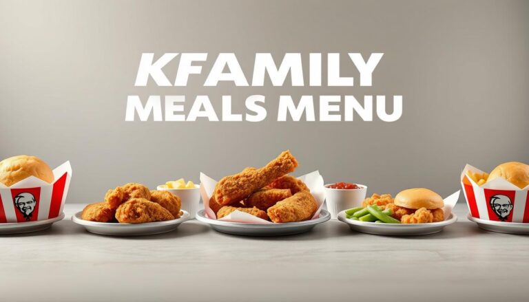 KFC Family Meals Menu