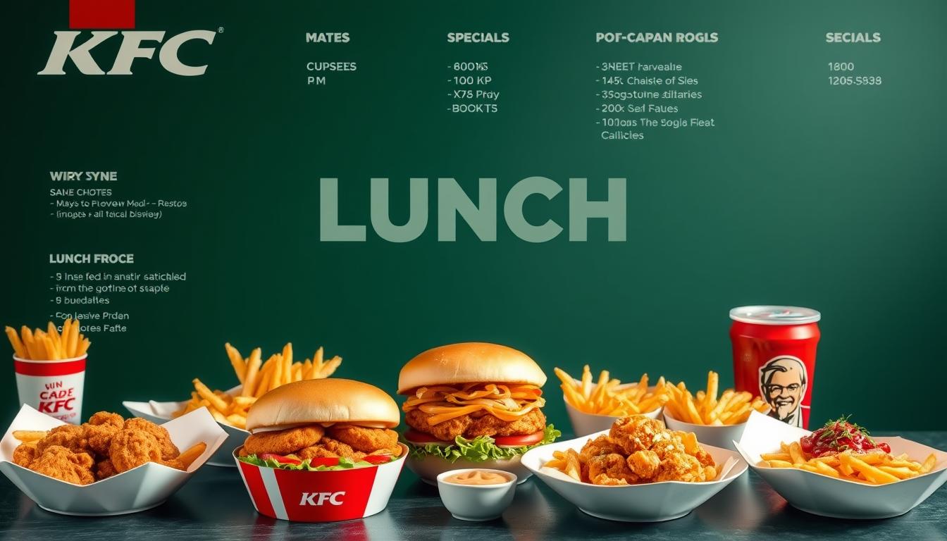 KFC Lunch Menu