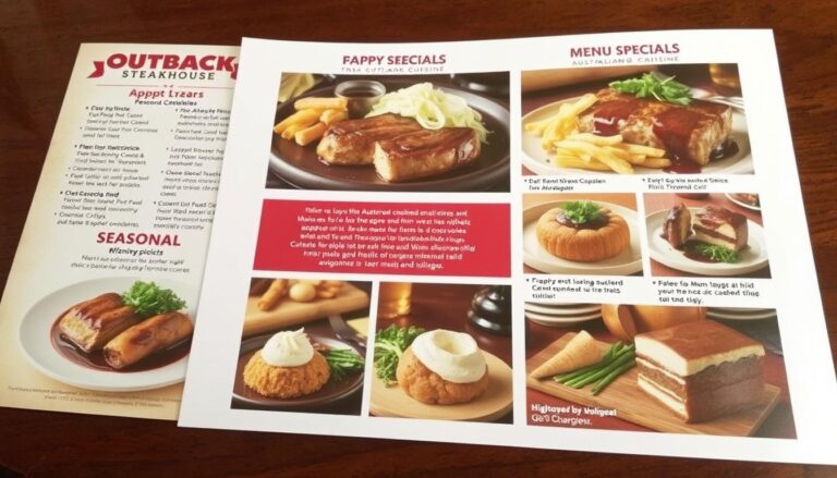 Outback Steakhouse Menu Specials