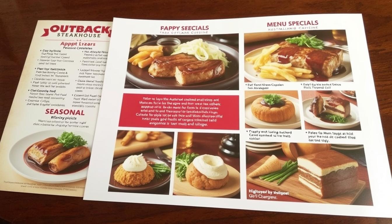Outback Steakhouse Menu Specials